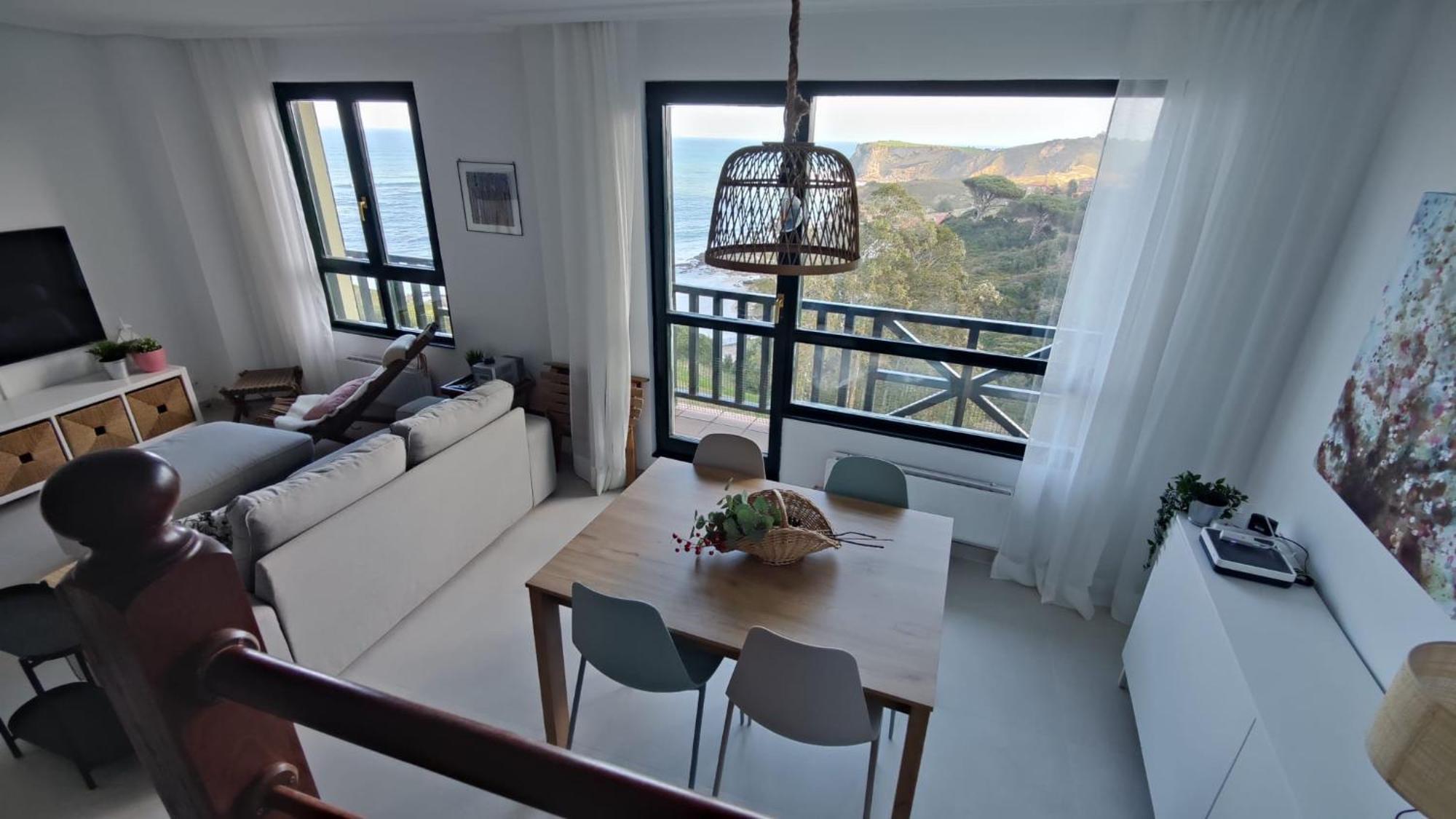 Bonito Duplex Con Vistas Al Mar Lägenhet Comillas Exteriör bild